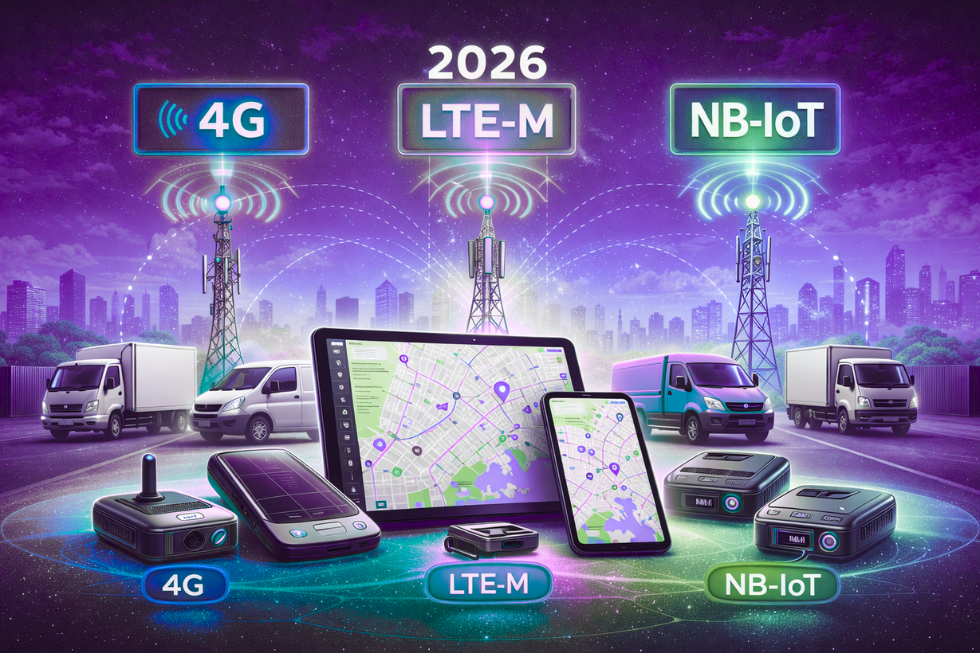 4G, LTE-M ou NB-IoT para rastreamento: qual a melhor tecnologia em 2026?