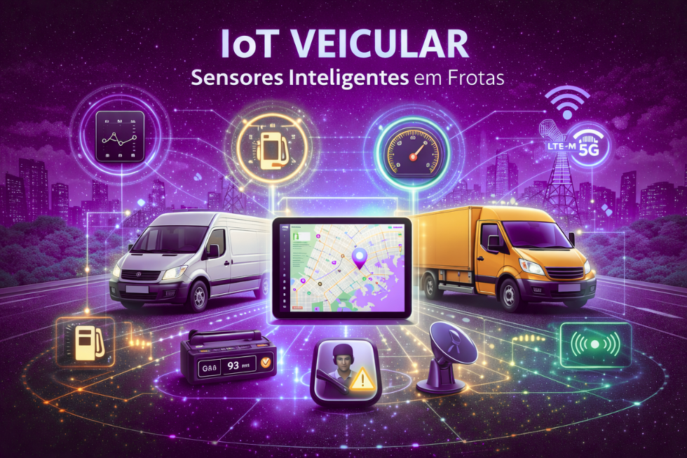 IoT veicular: como sensores inteligentes estão transformando a gestão frotas