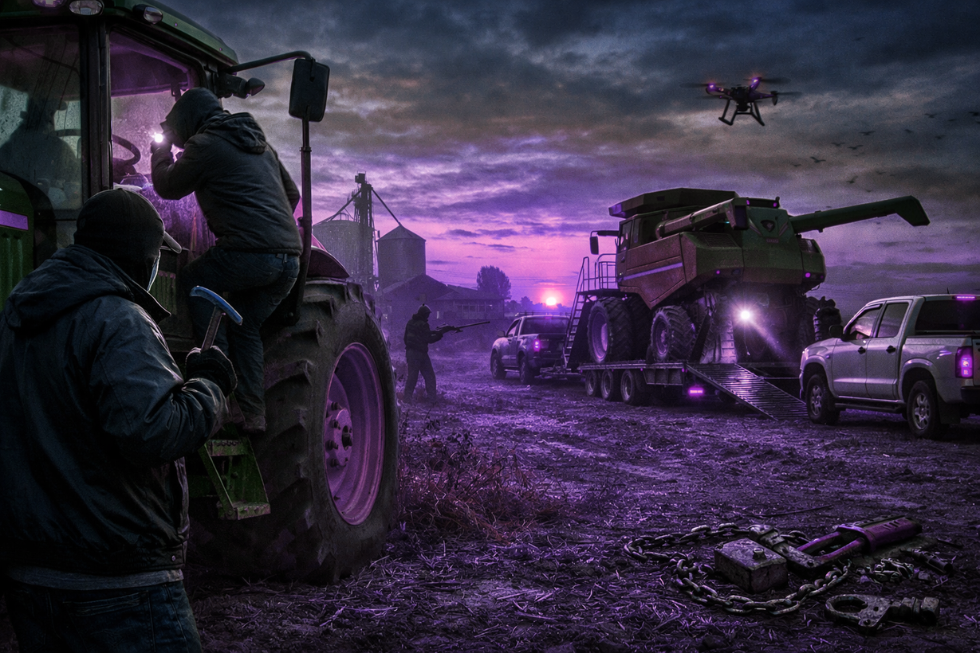 Roubos de máquinas agrícolas no Brasil crescem mais de 30%: impacto direto no agronegócio