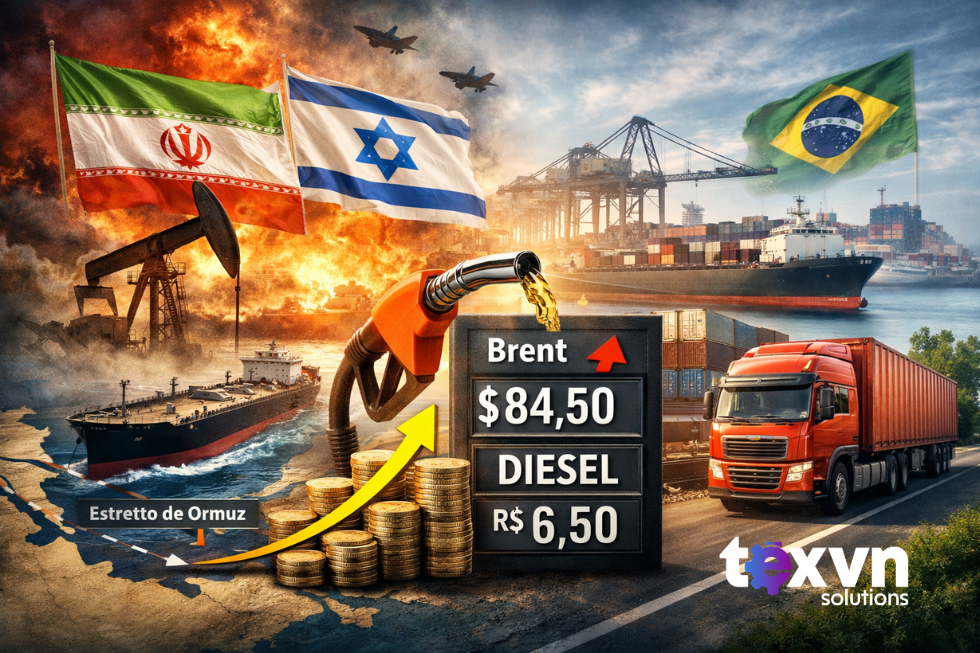 Impacto do conflito Irã-EUA/Israel nos preços do diesel e na logística no Brasil